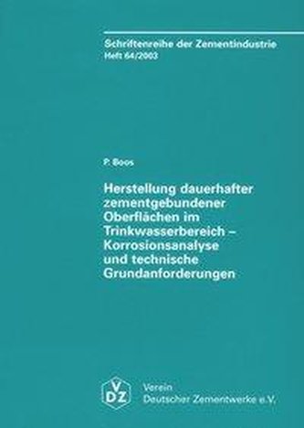 Herstellung dauerhafter zementgebundener Oberflächen im Trinkwasserbereich