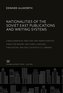 Nationalities of the Soviet East Publications and Writing Systems