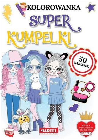 Kolorowanka z naklejkami. Super Kumpelki