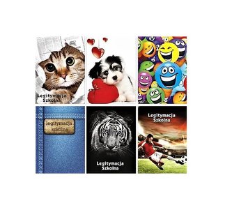 Okładka na legitymację szkolną z nadrukiem MIX