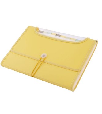 Teczka A4 12 przegródek żółta D.RECT