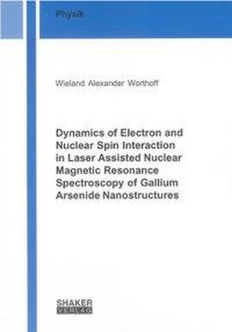 Dynamics of Electron and Nuclear Spin Interaction in Laser Assisted Nuclear Magnetic Resonance Spectroscopy of Gallium Arsenide