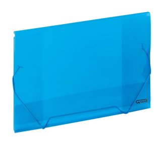 Koperta A4 na gumkę niebieska GRAND