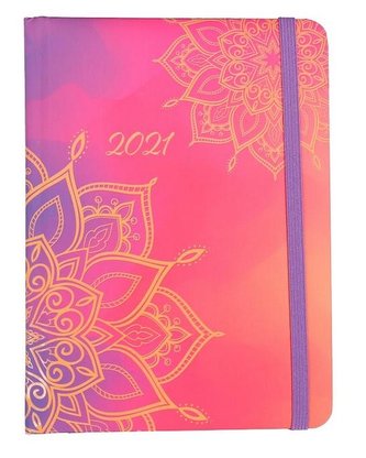 Kalendarz dzienny B6 2021 Mandala ALBI