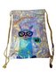 Worek holograficzny WR1031 Lama niebieski MESIO