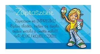 Zaproszenia Young nr 03 (opakowanie 10 szt)