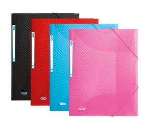 Teczka z gumką A4 PP Urban mix kolorów