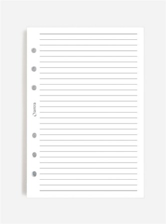 Wkład do organizera A5 linia biała ANTRA