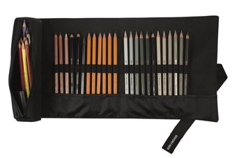 Etui czarne na kredki 24szt Etui czarne na kredki 24szt