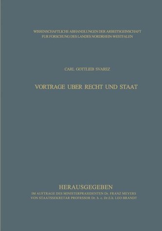 Vorträge über Recht und Staat