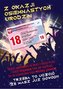 Karnet Party naklejany B6+koperta Urodziny 18 wz15
