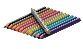 Kredki Jumbo bezdrzewne trójkątne 12 kol