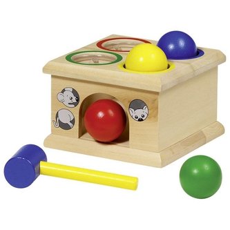 Drewniana gra Złap Myszkę