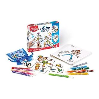 Puzzle do kolorowania MAPED