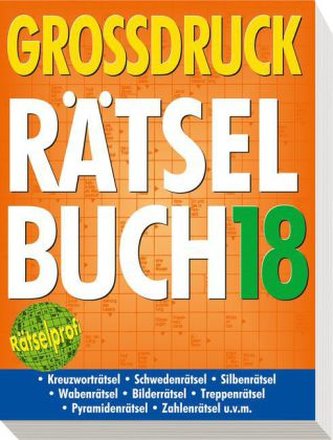 Großdruck-Rätselbuch. Tl.18