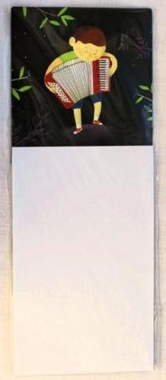 Notes z magnesem \"Akordeonista\"