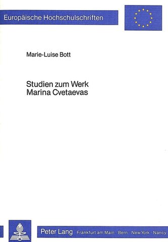 Studien zum Werk Marina Cvetaevas