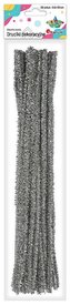 Druciki metalizowane 0,6x30cm 30szt srebrne
