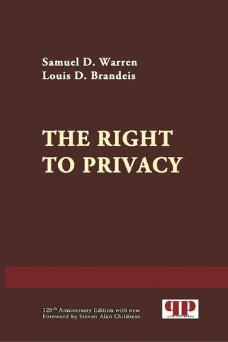 The Right to Privacy