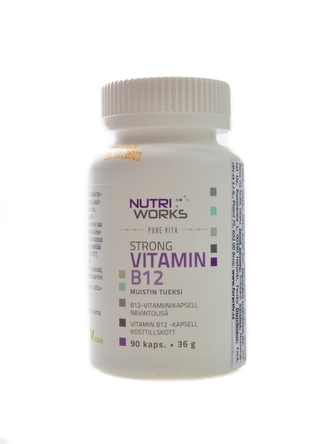 NutriWorks - Strong Vitamin B12 90 kapslí NutriWorks - Strong Vitamin B12 90 kapslí