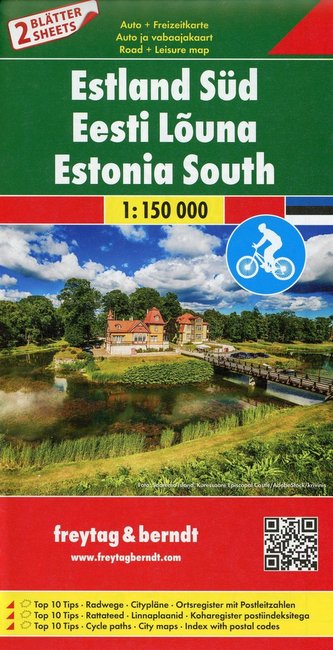 Estland Nord und Süd, Autokarten Set 1:150.000