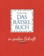 Das Rätselbuch in großer Schrift - Geschenkedition