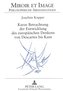 Kurze Betrachtung der Entwicklung des europäischen Denkens von Descartes bis Kant
