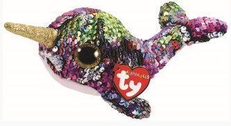 Beanie Boos Calypso - Cekinowy Narwal 15 cm