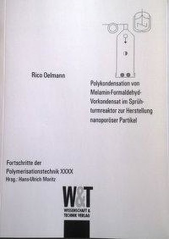 Polykondensation von Melamin-Formaldehyd-Vorkondensat im Sprühturmreaktor zur Herstellung nanoporöser Partikel
