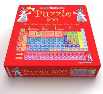 Puzzle 500 Układ okresowy pierwiastków KAMABEN Puzzle 500 Układ okresowy pierwiastków KAMABEN