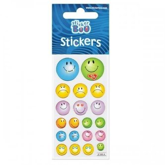 Naklejki Sticker BOO silver emotki II
