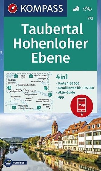 KV WK 772 Taubertal, Hohenloher Ebene 1:50000