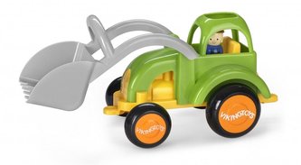 Pojazd Jumbo Spychacz z figurkami Fun Colors