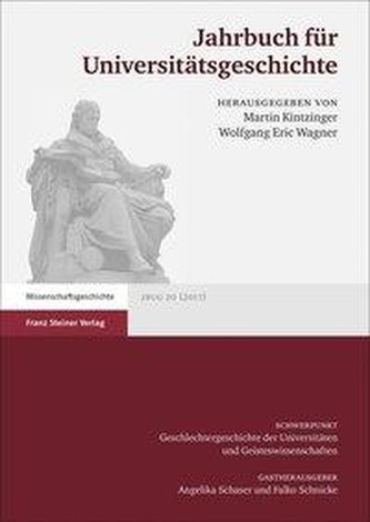 Jahrbuch für Universitätsgeschichte 20 (2017)