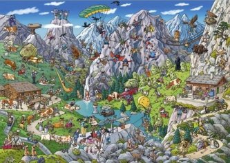 Puzzle 1000 Miasto królików