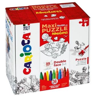 Zestaw puzzli do rysowania Adventures 36 kolorów