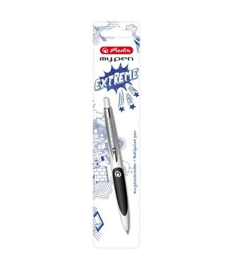 Herlitz - Kuličkové pero my.pen, bílo-černé