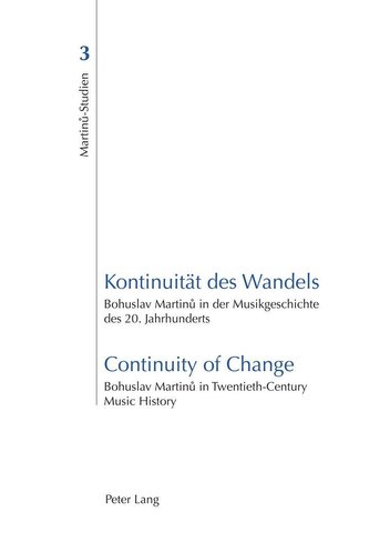 Kontinuität des Wandels.  Continuity of Change