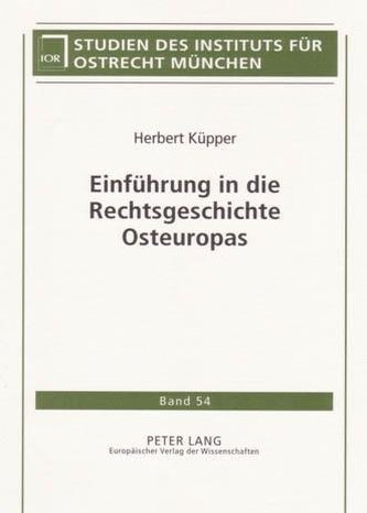 Einführung in die Rechtsgeschichte Osteuropas