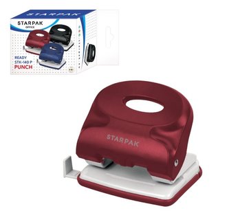 Dziurkacz ready STK-140 P bordowy