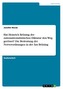 Hat Heinrich Brüning der nationalsozialistischen Diktatur den Weg geebnet? Die Bedeutung der Notverordnungen in der Ära Brüning