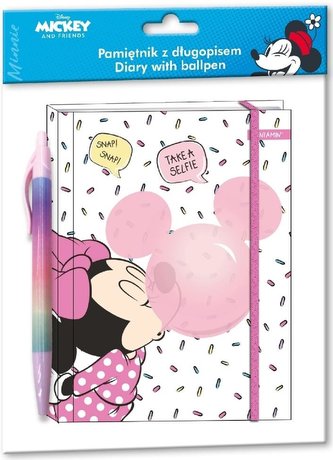 Pamiętnik z długopisem Minnie Mouse Kids