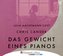 Das Gewicht eines Pianos