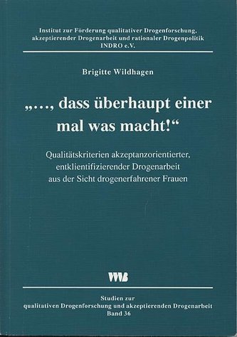 ..., dass überhaupt einer mal was macht!
