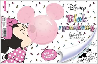 Blok rysunkowy biały A4/20K Minnie Mouse