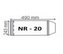 Okładka na podr B5 regulowana nr 20 (50szt) NARNIA
