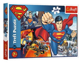 Puzzle 200 Superman Bohater TREFL
