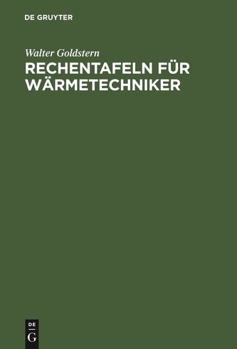 Rechentafeln für Wärmetechniker