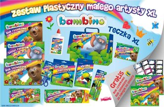 Zestaw plastyczny małego artysty XL BAMBINO Zestaw plastyczny małego artysty XL BAMBINO