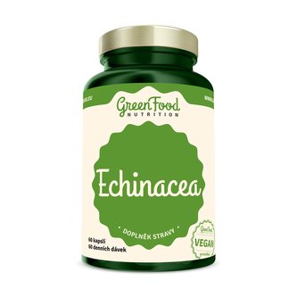 GreenFood nutrition - Echinacea 60 vegan kapslí